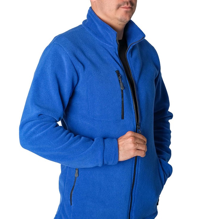 3 Cepli Fermuarlı Polar Ceket