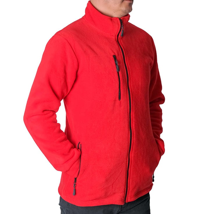 3 Cepli Fermuarlı Polar Ceket