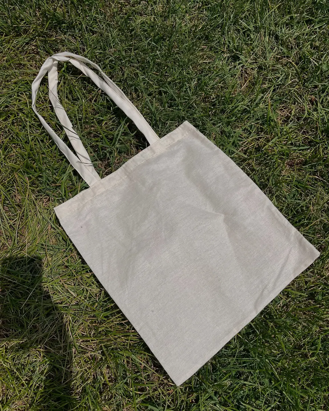35×40 cm doğal 135 gram baskısız ham bez çanta fotoğrafı