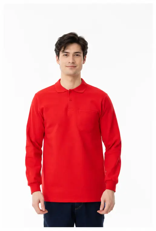 Polo Yaka 2 İplik Sweatshirt – kurumsal iş kıyafeti fotoğrafı