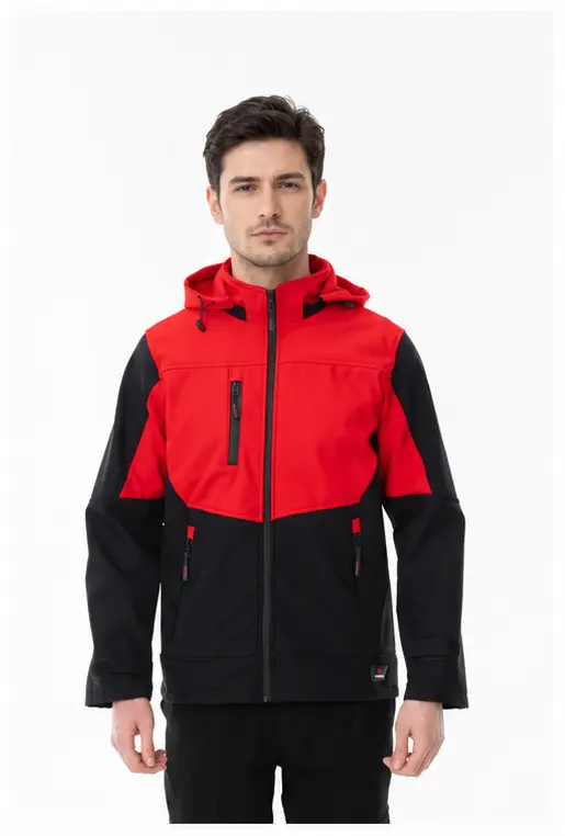 Softshell Parçalı Mont – kurumsal iş kıyafeti fotoğrafı