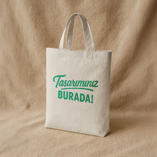 Alt Körüklü Kanvas Çanta