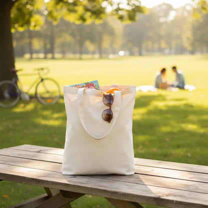 Alt Körüklü Kanvas Çanta