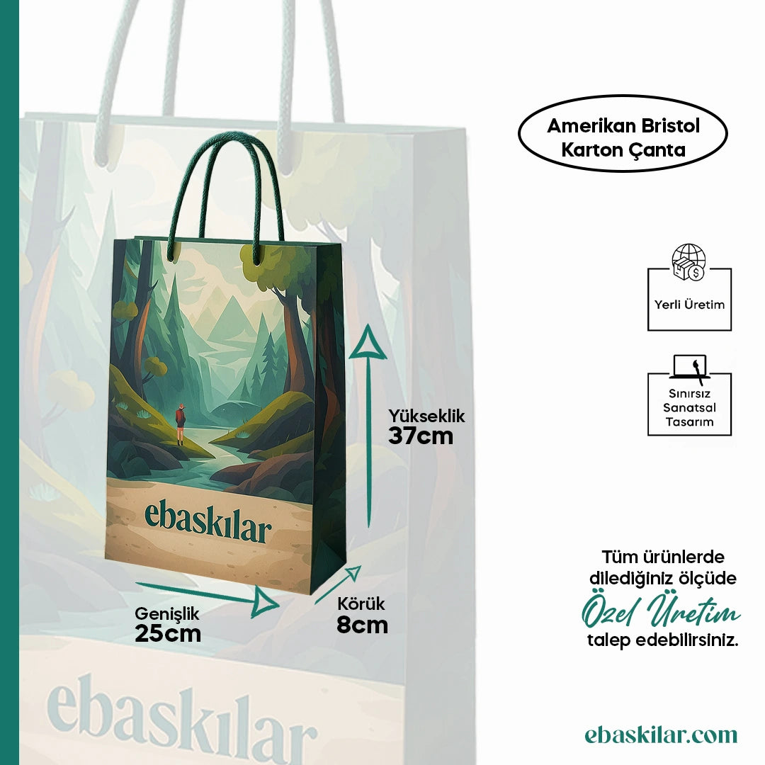 Karton Çanta 25x37x8cm