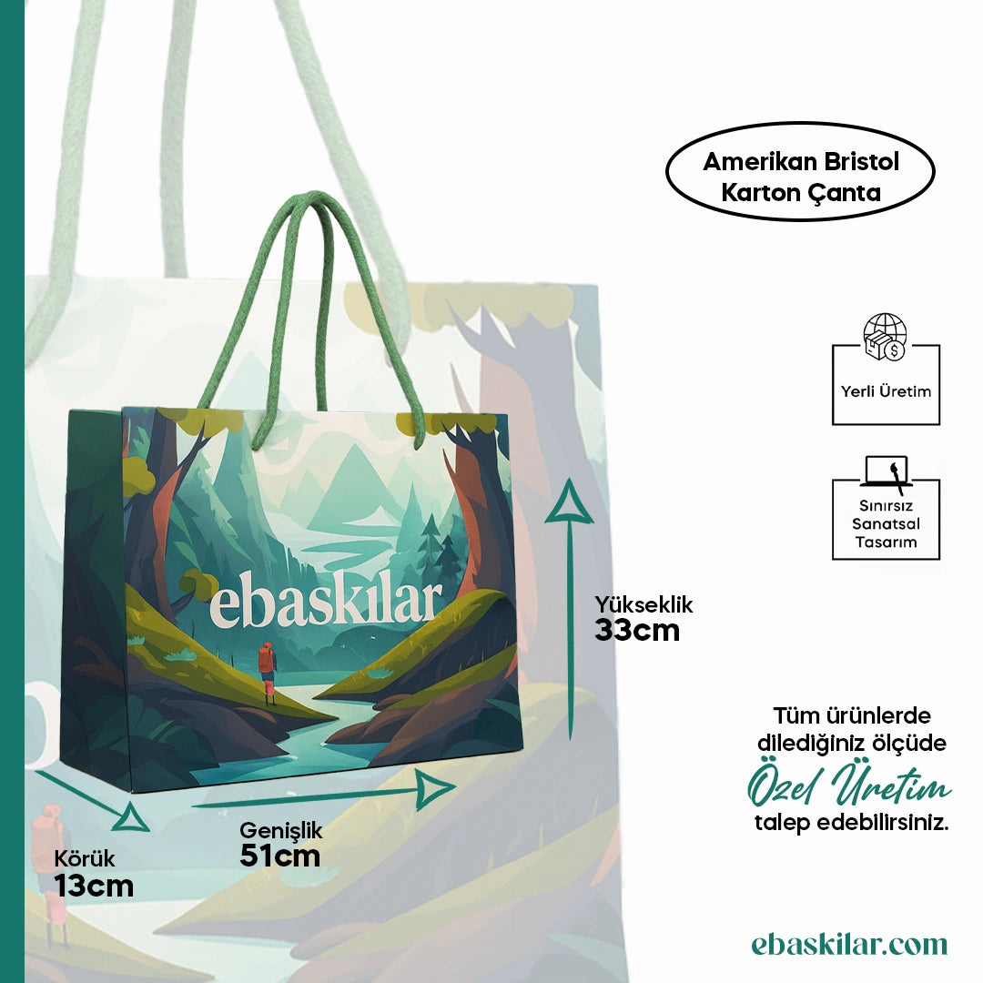 Karton Çanta 51x33x13cm