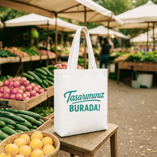 Tam Körüklü Kanvas Çanta